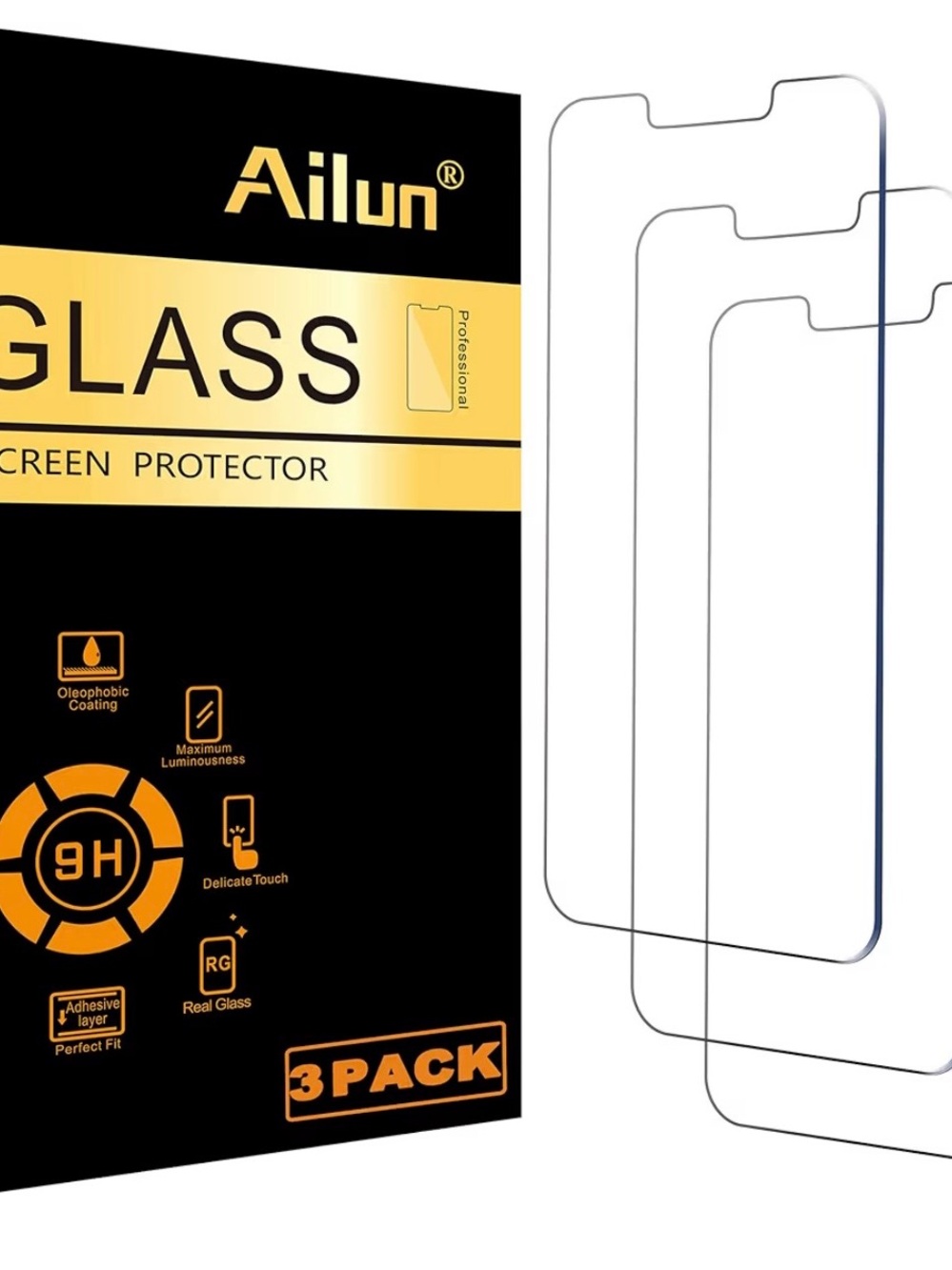 Tempered Glass Screen Protectors for iPhone 17e /16e/14/13/13pro